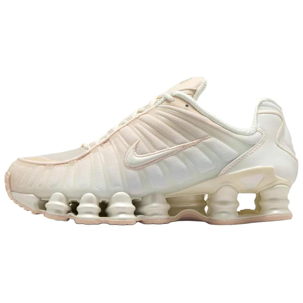 Nike Shox TL Series Abrasion Resistant Low Top Casual Running Shoes Women's Ecru Sneakers IH5075-219