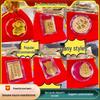 999 Pure Gold Lucky Bag Adhesive Sticker for Mobile Phones – Wealth & Fortune Attractor