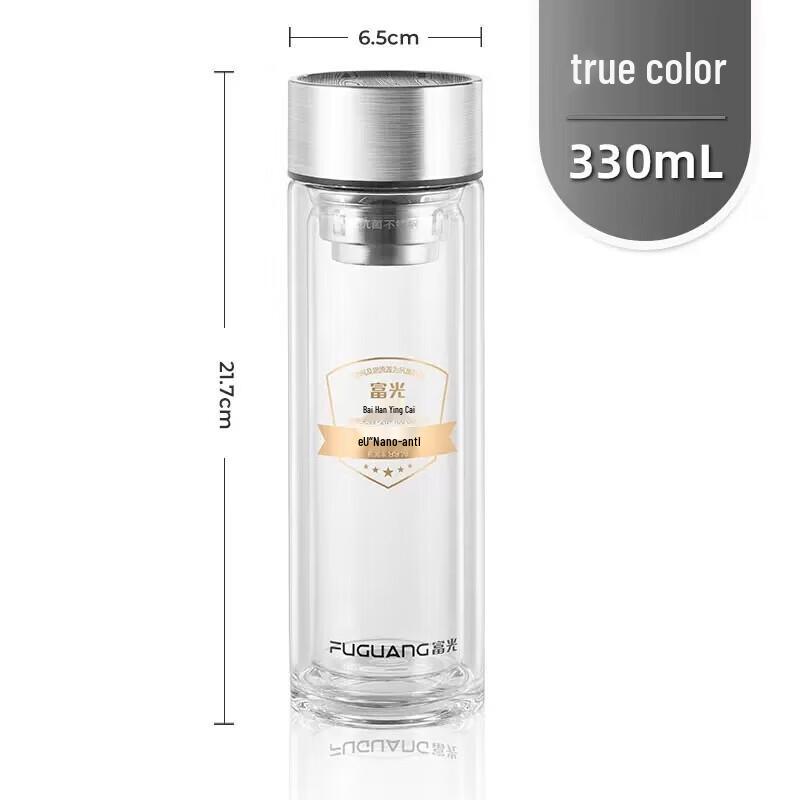 FUGUANG Double-Layer Borosilicate Glass Tea Cup