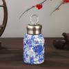 Stainless Steel Vacuum Insulated Travel Mug 300ml With Handle Loop Portable Double Wall Cup Outdoor Office School