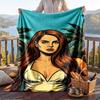 Warme Flanelldecke, Lana Del Rey Leichte Gemütliche Decke für Bett Sofa und Täglichen Gebrauch