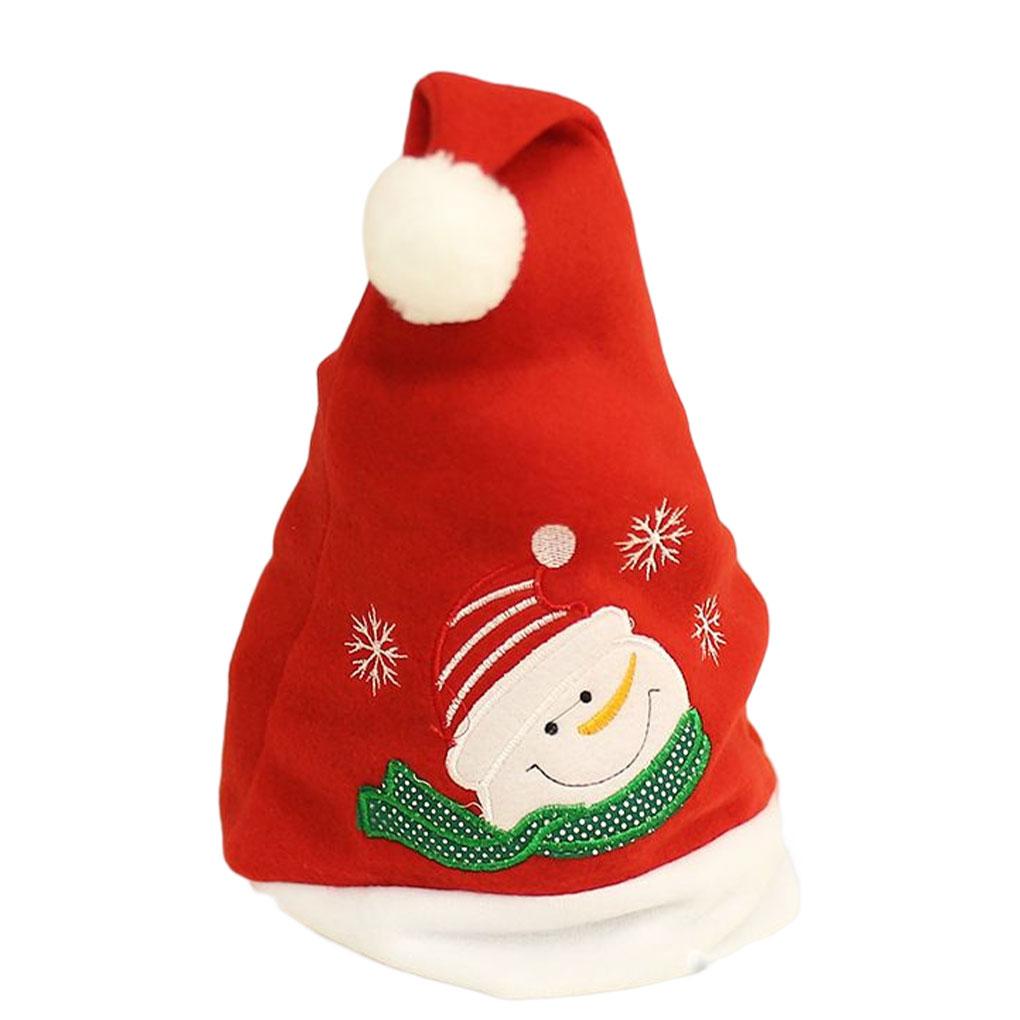 

Рождественская шапка, праздничные атрибуты, прекрасный традиционный праздничный головной убор для взрослых, детей, новогодние рождественские шапки Санты, украшения для одежды snowman
