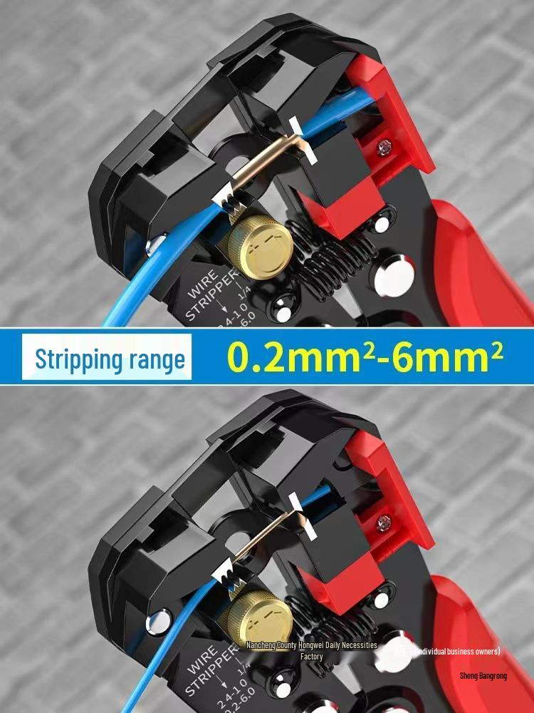 Automatic Multifunction Wire Stripper and Crimping Pliers for Electricians