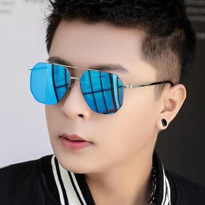 Lunettes de soleil polarisées style Hong Kong rétro pour homme, style Cool Tide, anti-ultraviolets, pour la conduite