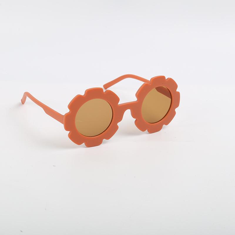 Nowe, śliczne, wielokolorowe okulary przeciwsłoneczne w kształcie słonecznika dla chłopców i dziewcząt, okulary przeciwsłoneczne odporne na promieniowanie UV, idealne do użytku na zewnątrz, okulary dziecięce