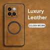 Magnetic Retro Leather Soft Case For Xiaomi 14 Pro Xiaomi14 Pro 5G Wireless Charging Phone Case Cover