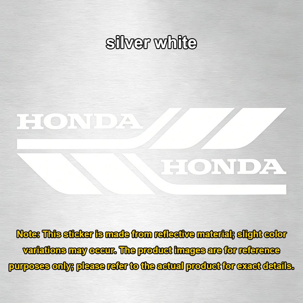 Reflective & Laser Hollow Letter Carved Stickers for Honda Motorcycle Fuel Shock Absorber Helmet and Car Rearview Mirror Decals