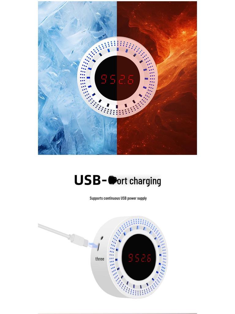 Graffiti Smart WiFi Pressure Sensor with Temperature Display