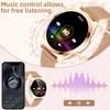 Luxury Smart Watch for Woman Health Monitoring 1.27" Bluetooth Call Custom Dial Women's Bracelet Sports Health Monitor Smartwatch Ladies Gift