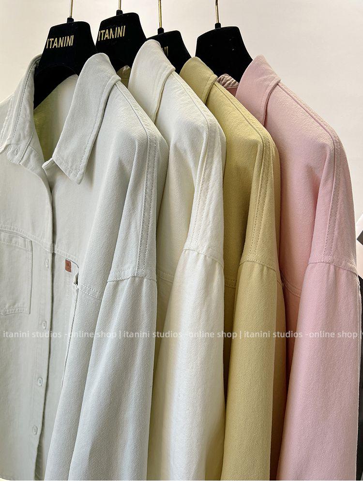 Petit Haut à Manches Longues Ample Style Coréen pour Femmes - Amincissant, Polyvalent, Collection Automne 2025