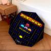 1 Pezzo Ombrello Pieghevole Automatico - Fantasia Pac-Man, Design Portatile e Pieghevole con 8 Stecche, Regali di Natale e Compleanno