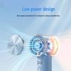 Portable High-Speed 100-Speed USB Rechargeable Handheld Fan with Strong Wind Turbine