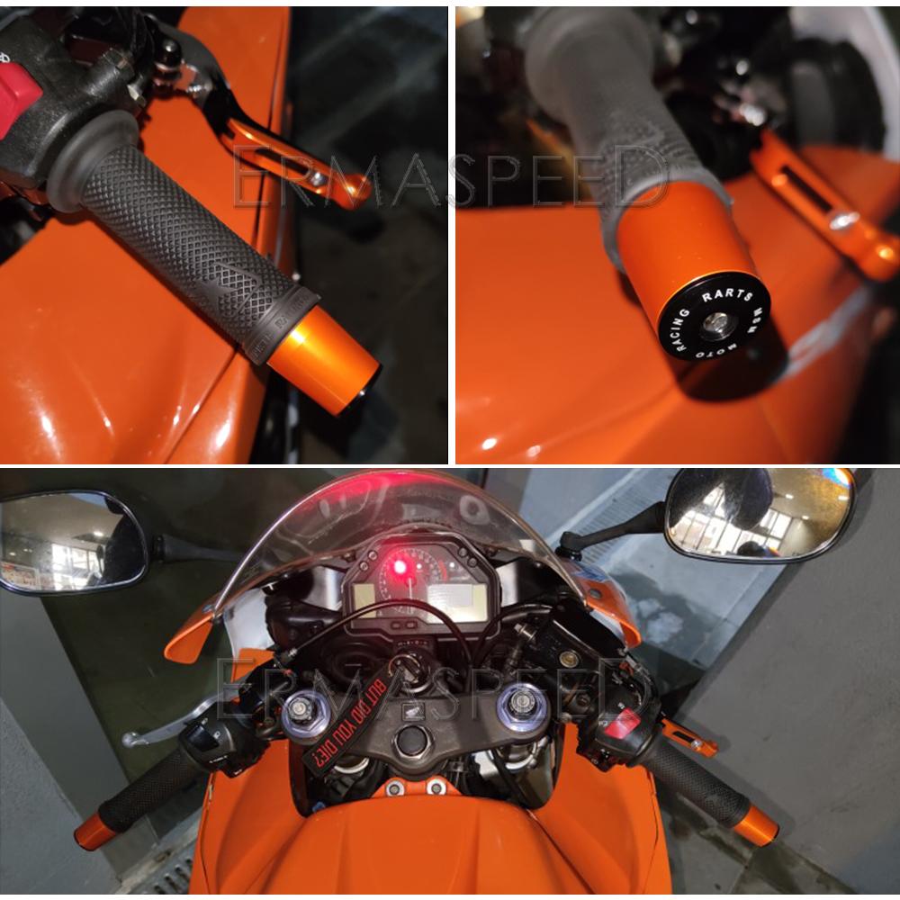 7/8'' Motorcycle Handle Bar Ends Grip Aluminum Handlebar Grips Cap Anti Vibration Slider Plug Dirt Bike Motocross