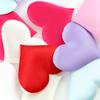 200PCS Colorful Hearts Cloth Padded Lovely Mini Peach Heart Patches Wedding Appliques DIY Sewing Accessories Craft Decor