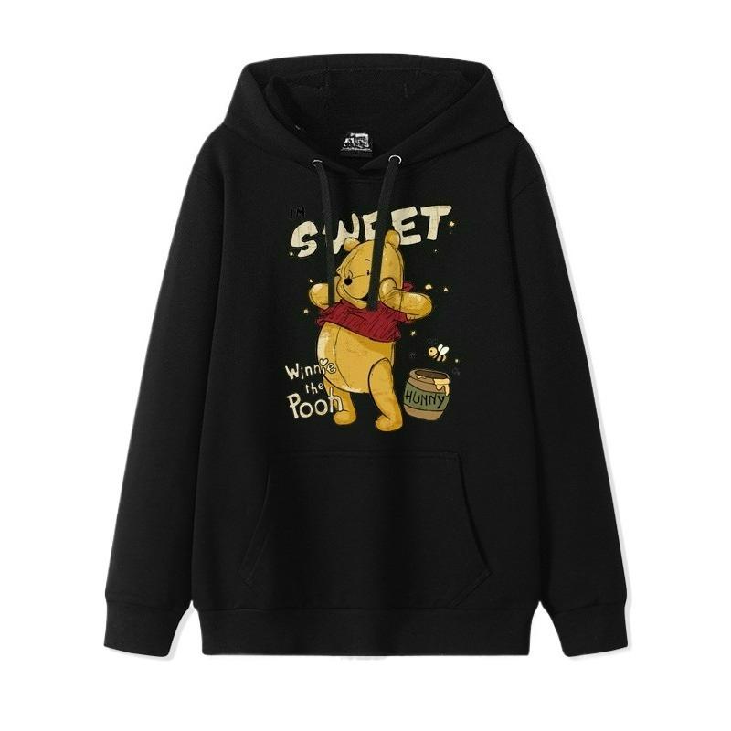 Winnie The Pooh Hoodie Pullover Women's Disney Clothes 202 New Winnie The Pooh Autumn and Winter Couples Casual Versatile Coat