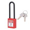 Industrial Safety Padlock 3in Nylon Beam Insulated AntiCorrosion Engineering Lock with 2 Keys