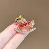 Broche: Broche de Roupa Sofisticado, Luxo Leve, , Minimalista, Elegante: Terno, Pérola, Acessório de Moda