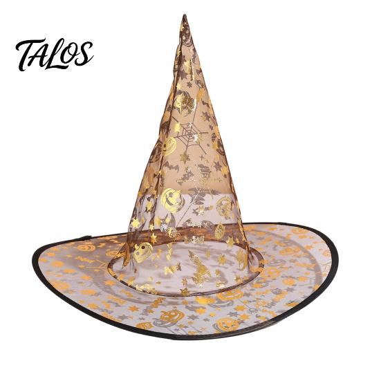 Accessori per Feste a Tema Halloween Cappello da Strega in Organza per Donne, Costume da Mago per Adulti Accessori per Outfit da Serata di Carnevale Leggero Traspirante A Punta