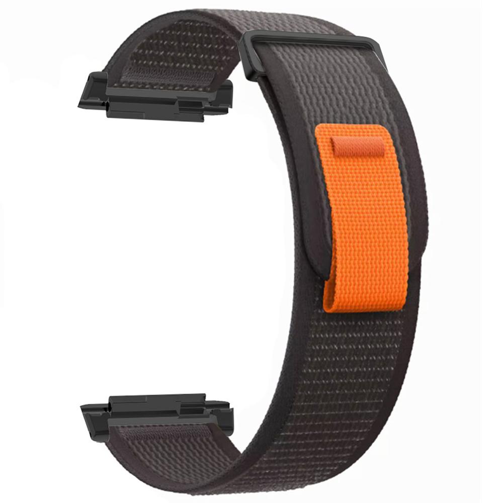 

For Xiaomi Watch H1 Nylon Watch Band Adjustable Loop Fastener Strap Black