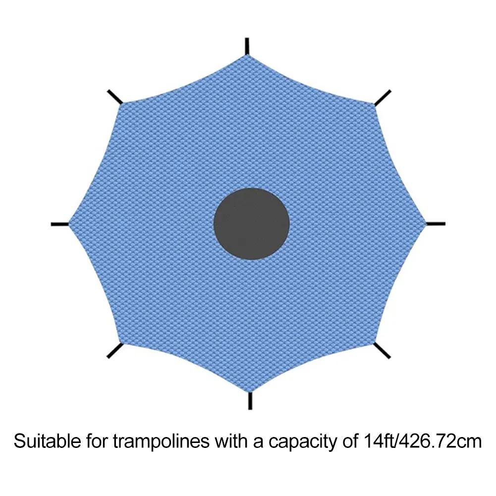 10/12/14ft Feet Outdoor Trampoline Shade Sun Cover Oxford Cloth Waterproof Trampoline Canopy Rainproof Tent Cover for Outdoor