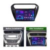 Radio samochodowe Android Carplay Dla Peugeot 301 Citroen Elysee 2014-2016 Odtwarzacz Multimedialny Jednostka Główna Stereo Nawigacja GPS BT WIFI 4+64GB