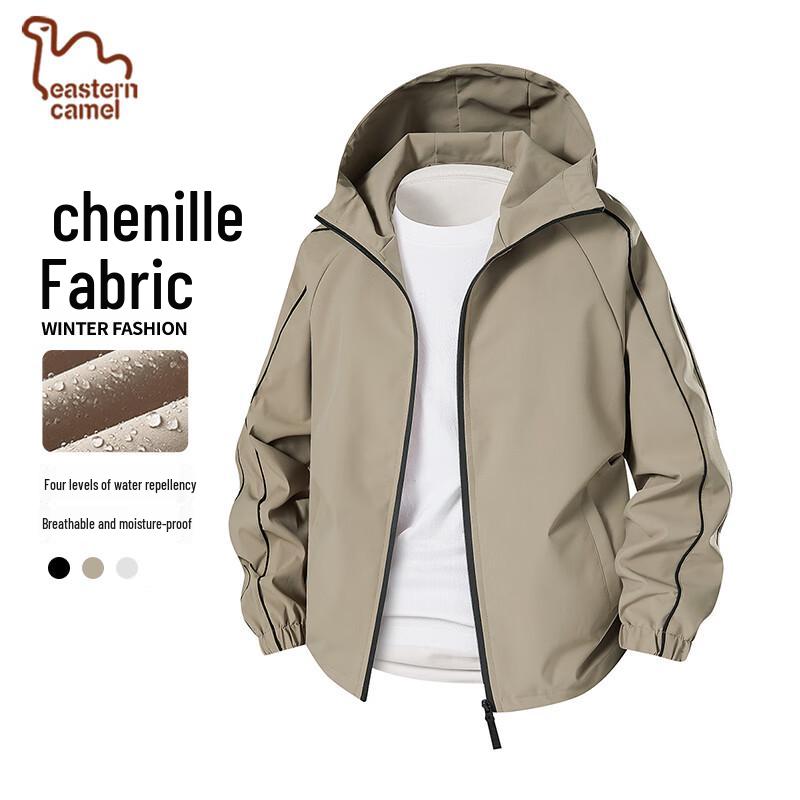 

EASTERN CAMEL Men s Hooded Windproof & Water-Repellent Jacket M