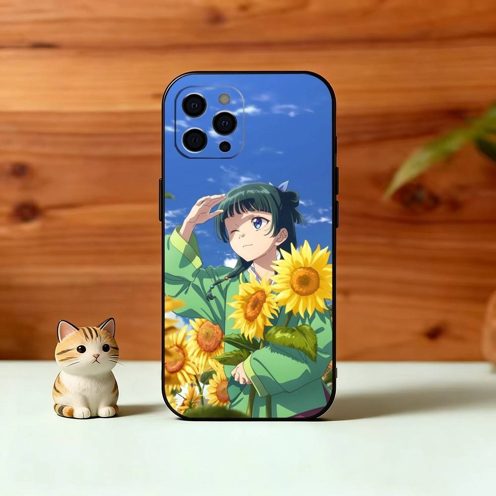 Apothecary Diaries-Mao Mao Phone Case Silicone Soft For IPhone 17 16 15 14 13 12 11 X XR Plus Pro Max Plus