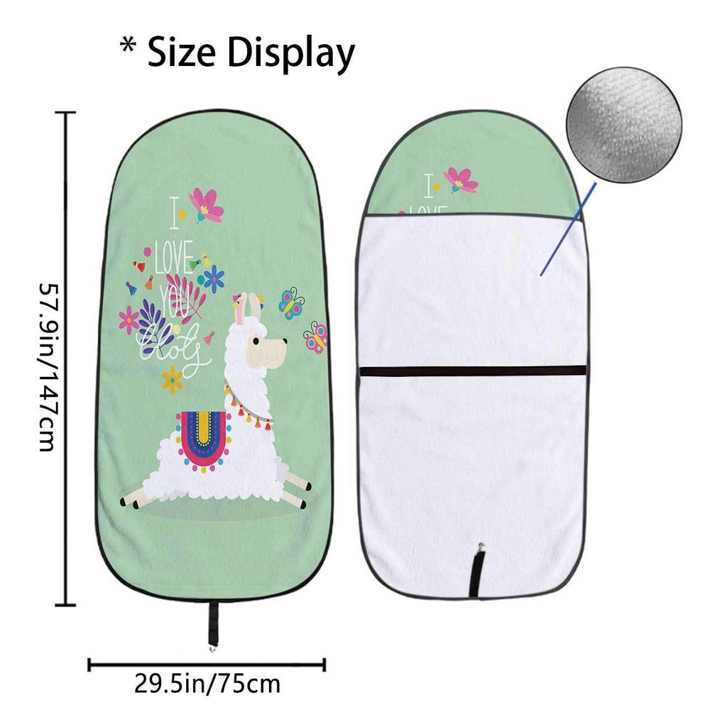Universal All-Season Animal Front Seat Cover for Gym & Workout