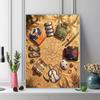 Naruto Iconic Items & Symbols Art Set Pattern  3pcs 100% Round Full Drill 5D DIY Diamond Painting Embroidery Cross Stitch Rhinestone Décor