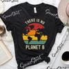 There Is No Planet B Retro Sunset T Shirt Earth Day Climate Change Global Warming Environunisextal Vintage