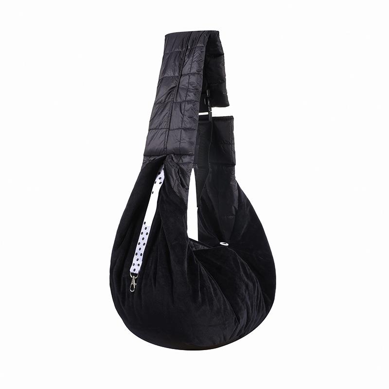 Plush Pet Carrier Crossbody: Winter Warm, Large Capacity, Portable Outdoor Travel Backpack for Cats