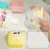 2 in 1 Self Cleaning Pet Bath Brush for Dogs Cats Puppy Soft Silicone Massage Shampoo Dispenser Dog Grooming Brush
