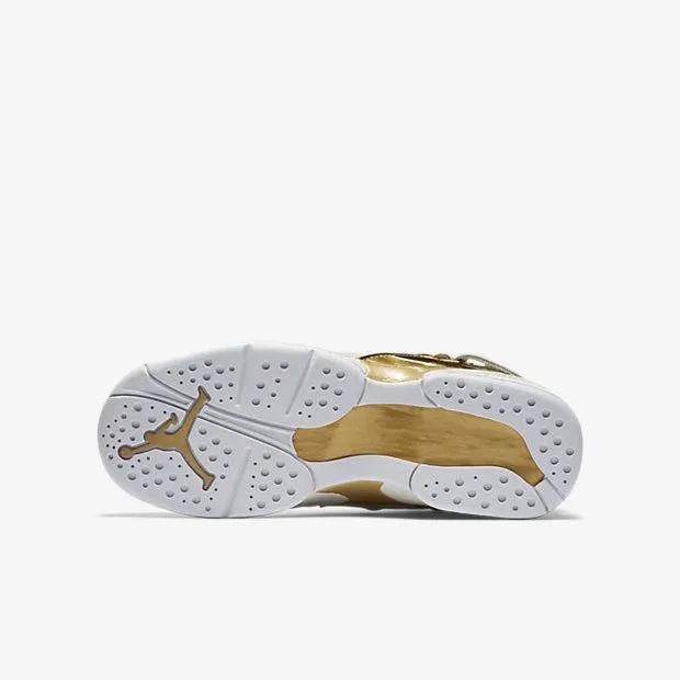 Air Jordan 8 Retro C&C BG 'Trophy' (Unisex) Light Bone / Metallic Gold-white Vintage Basketball Shoes 833378 030