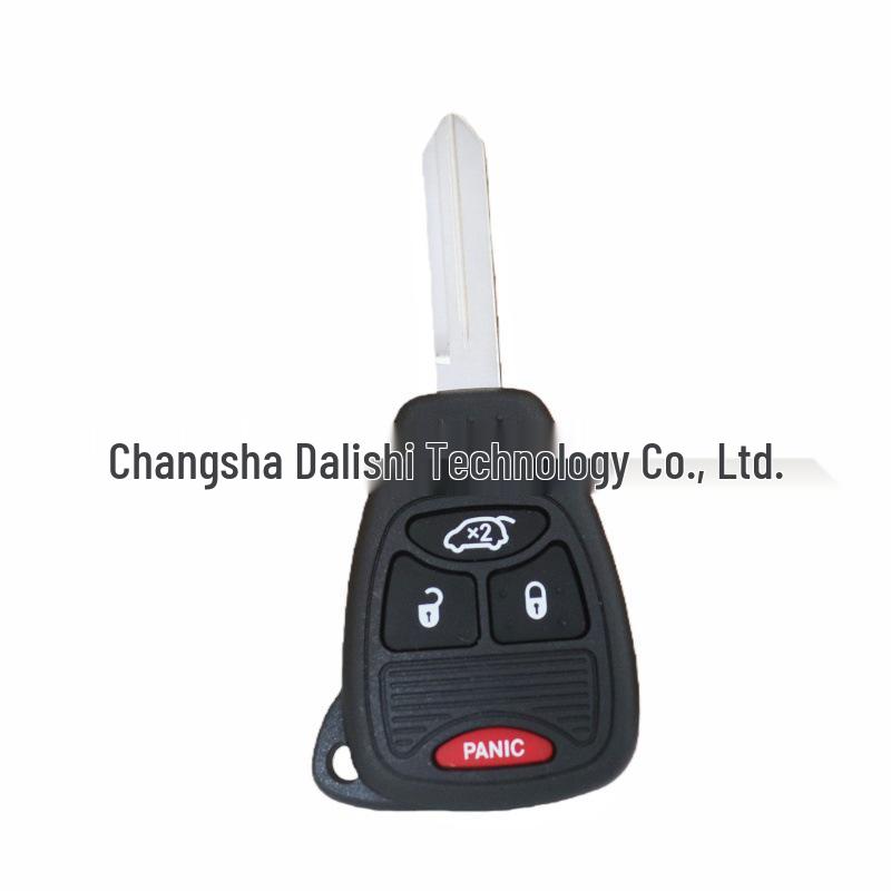 Chrysler Remote Replacement Car Key Shell with Small Buttons & Battery Holder