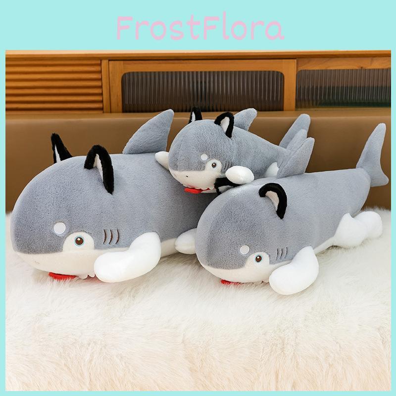Creative Shark Dog Plush Toy With Soft Pp Cotton Filling For Kids Sleep Pillow Gift