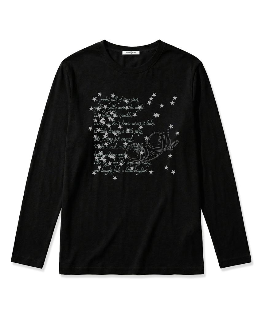 PAGESIISII Random Star Print Standard Fit Long Sleeve [3 Colors]