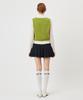 AVEN Paula Garden Flower Knit Vest Green