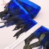 CHENGVRIGHT Wholesale 10 Meter 13-18CM Chicken Rooster Tail Feathers Trims Strip for Wedding Party Clothing Rooster Feather Trim