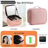 LED Mirror Makeup Bag: Spacious Handbag for Skincare & Cosmetics Storage