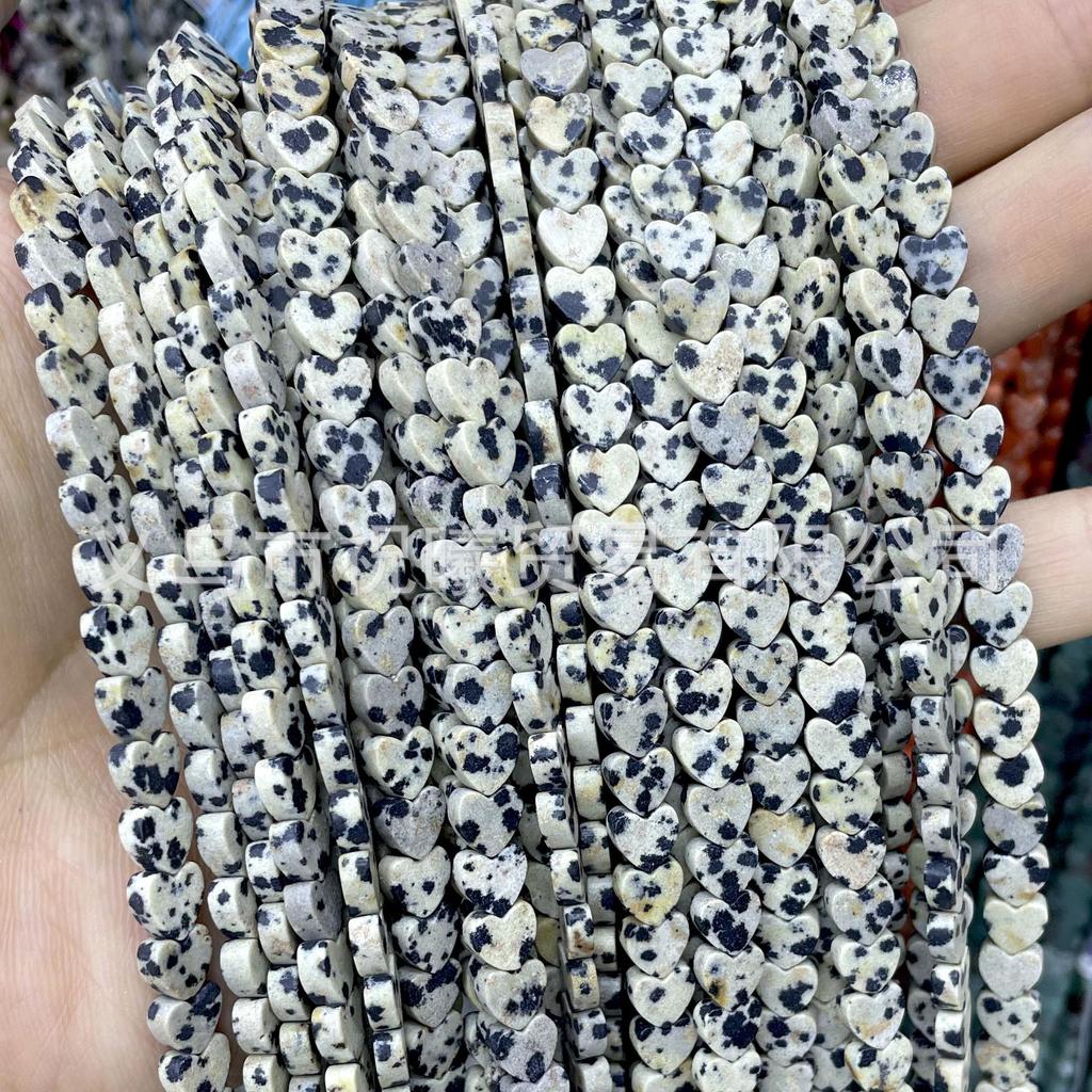 6mm herzförmige Kristallachat-Perlen: Tigerauge, Grüner Aventurin für DIY-Schmuck und Armbänder