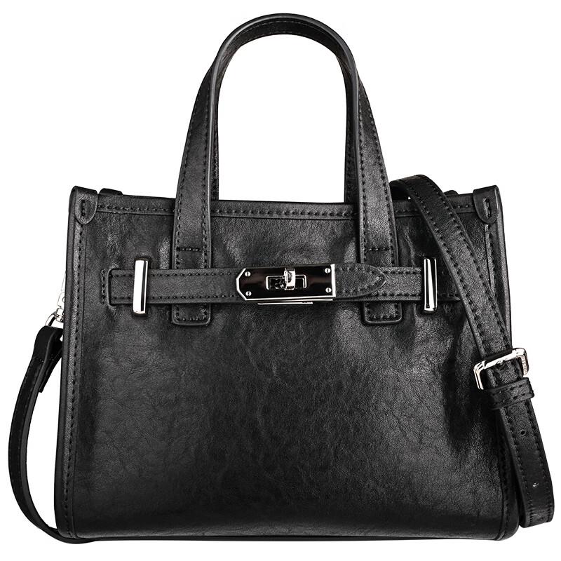 COMRAIN Women's Cowhide Kelly Bag