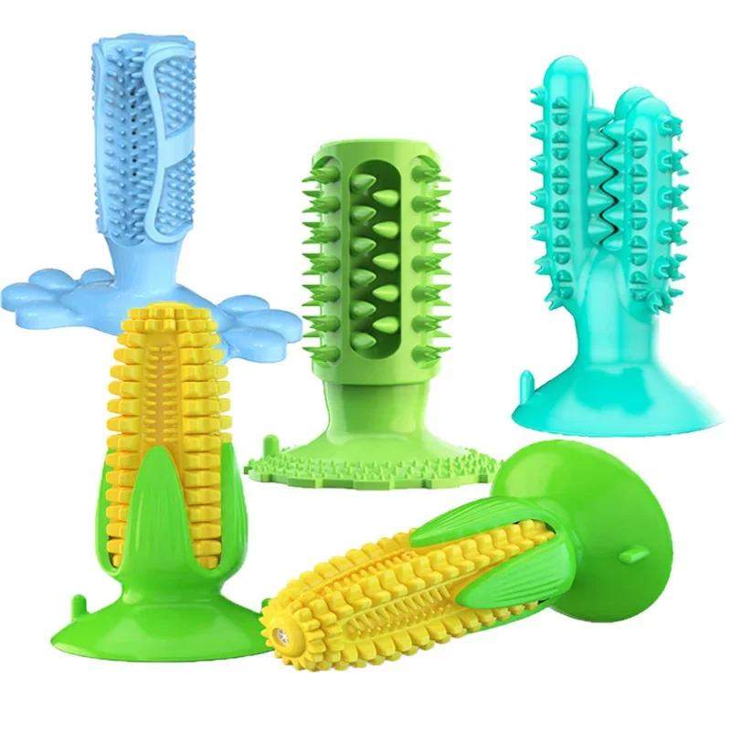 Pet Dog Toothbrush Chew Toy for French Bulldog Teeth Cleaning Puppy Teeth Grinding Stick Bone Toy