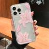 Ins Style Transparentes Blumenmuster Handyhülle iphone 14 pro max Für iPhone 16 15 14 13 12 11 Pro Max Hülle
