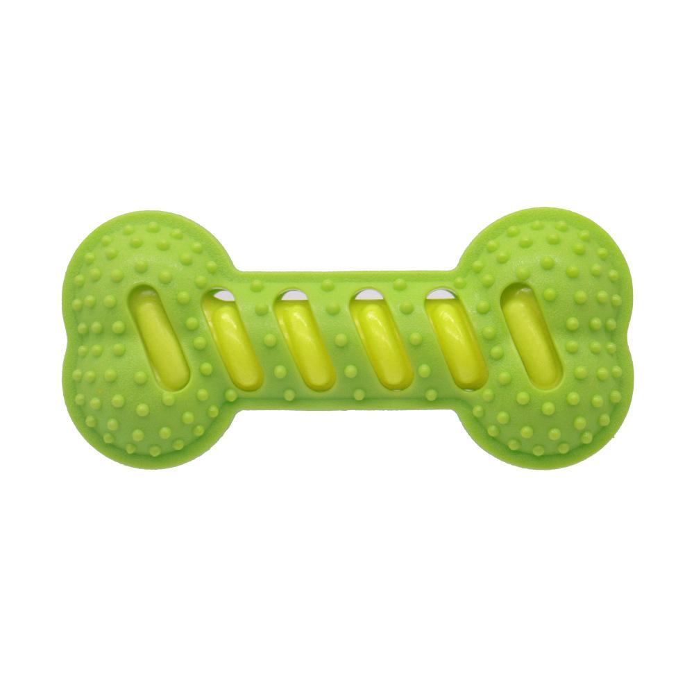 

Dog Teething Toys, Interactive and Durable Teeth Cleaning Teething Sticks, Sound-making Dog Toys, Self-entertainment and Boredom Dog Products зелений