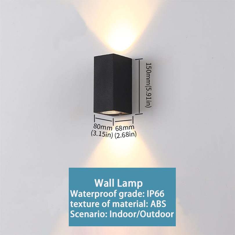 LED Outdoor Wall Lights  Exterior Wall Sconce IP66 Waterproof Led Sconce Lamp for Porch Front Door Garden Wall Lamp