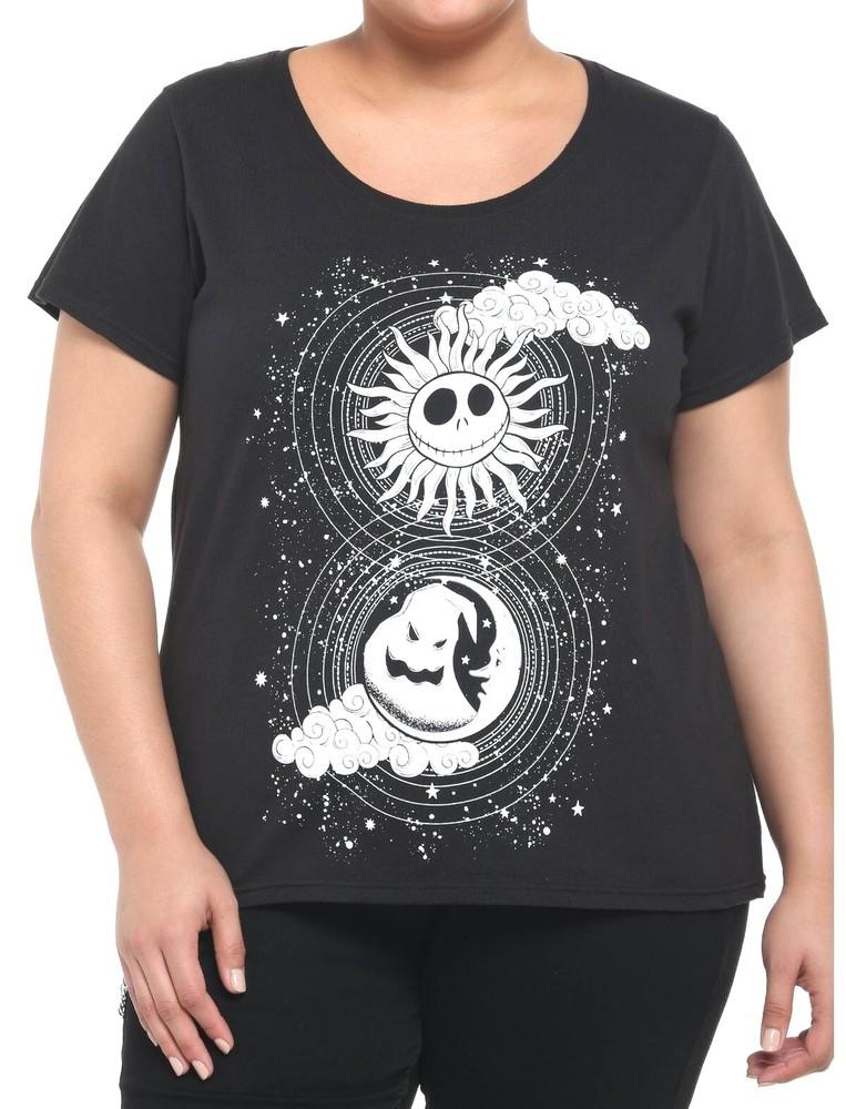The Nightmare Before Christmas Jack & Oogie Boogie Celestial T-Shirt Plus Size Unisex T-Shirt