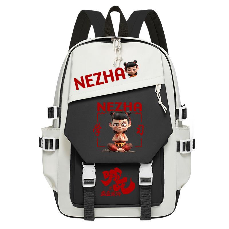 Nezha's Devil's Child Haohai School Bag Primary School Students Large Capacity Backpack Children's School Backpack Trend Fashion