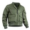 Autumn and Winter Flight Jacket Men's Multi-bag Work Baseball Uniform Tactical Jacket Tough Motorcycle Cotton Jacket Men