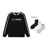 Li Ning Sports Life Collection Sweatshirt Unisex Black AWDU917-1