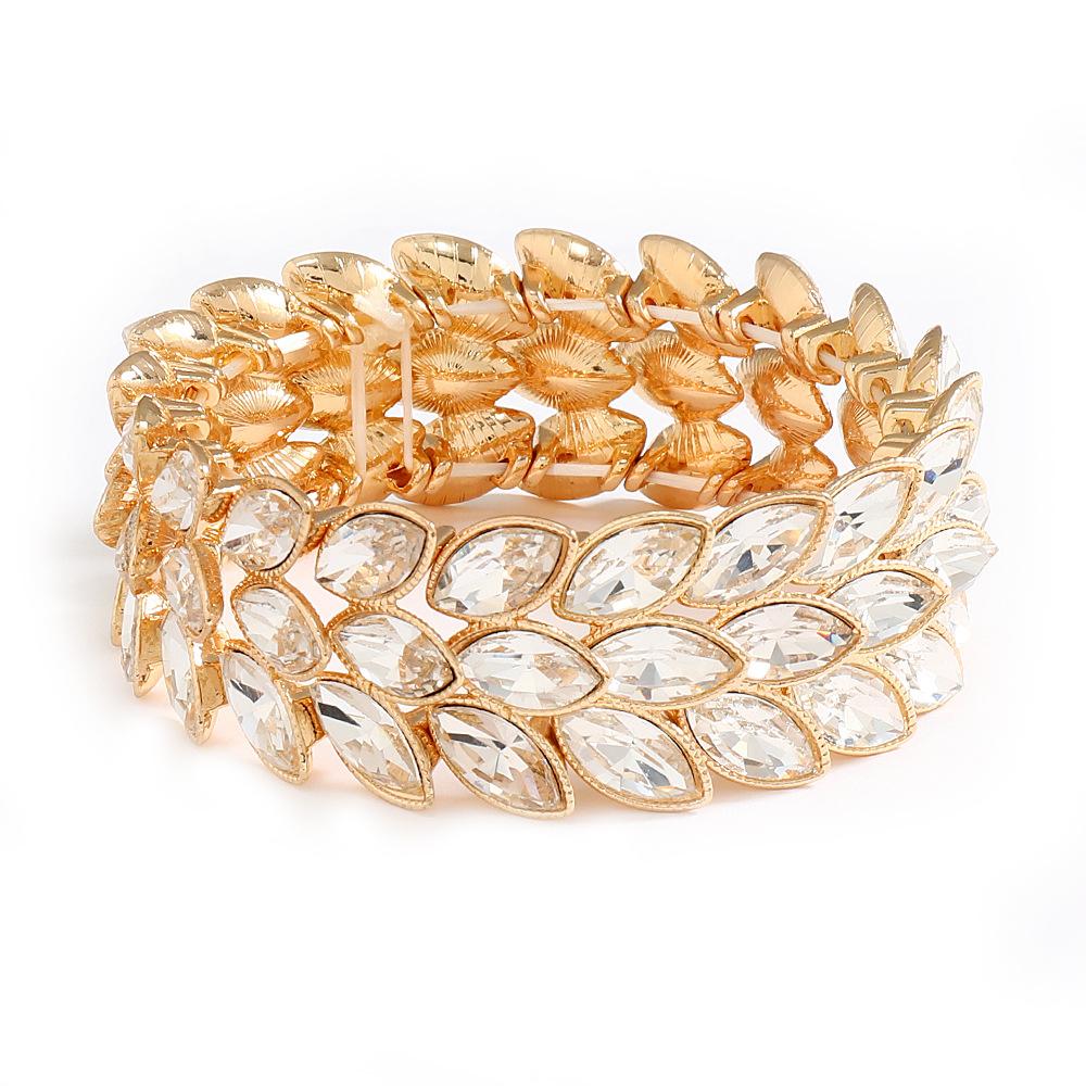 Jewelry, Creative Fashion Luxury Rhinestone Elastic Bracelet Bracelet